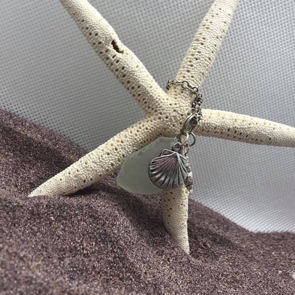 Sea glass necklace - Picture 1 of 1